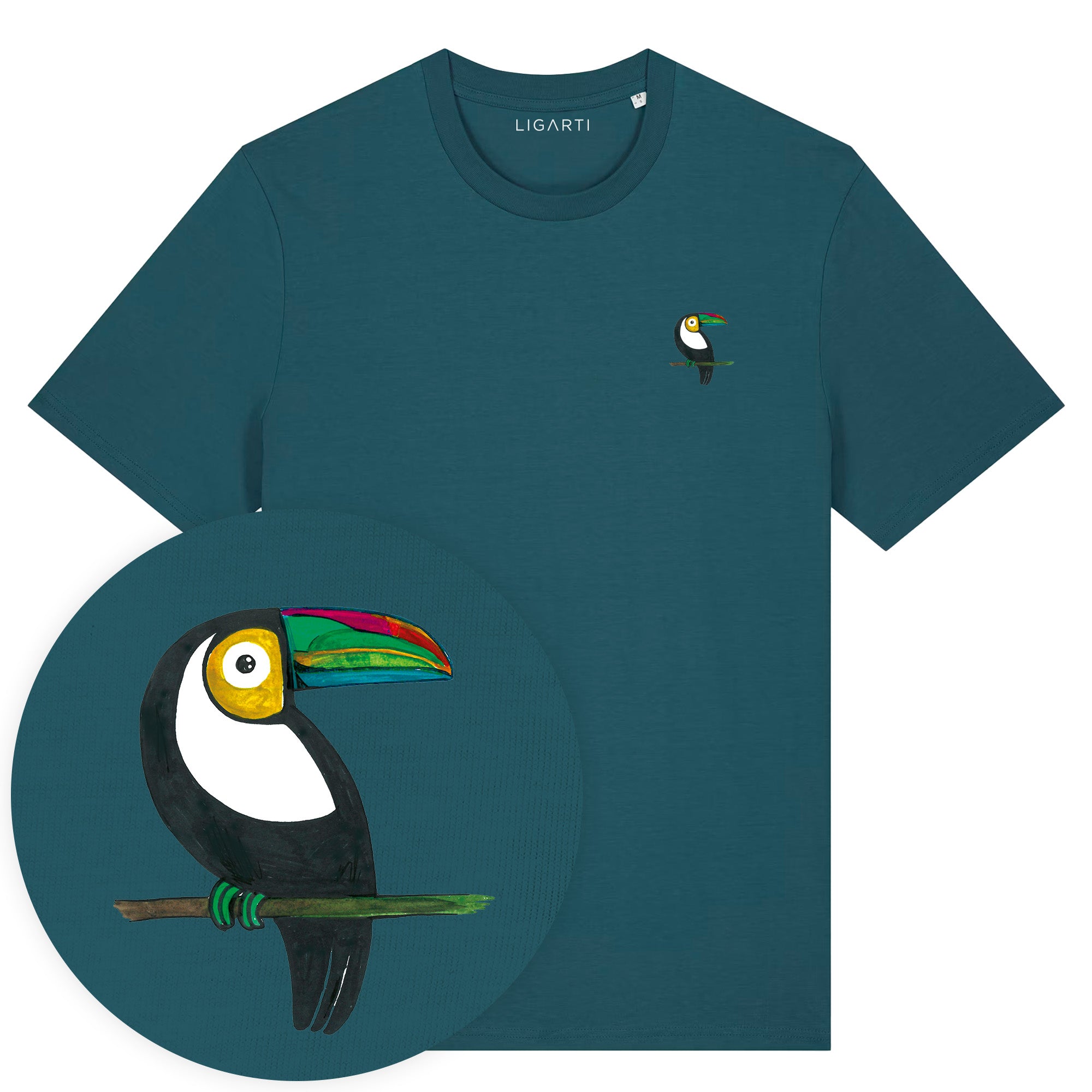 T-Shirt Tukan - Petrol