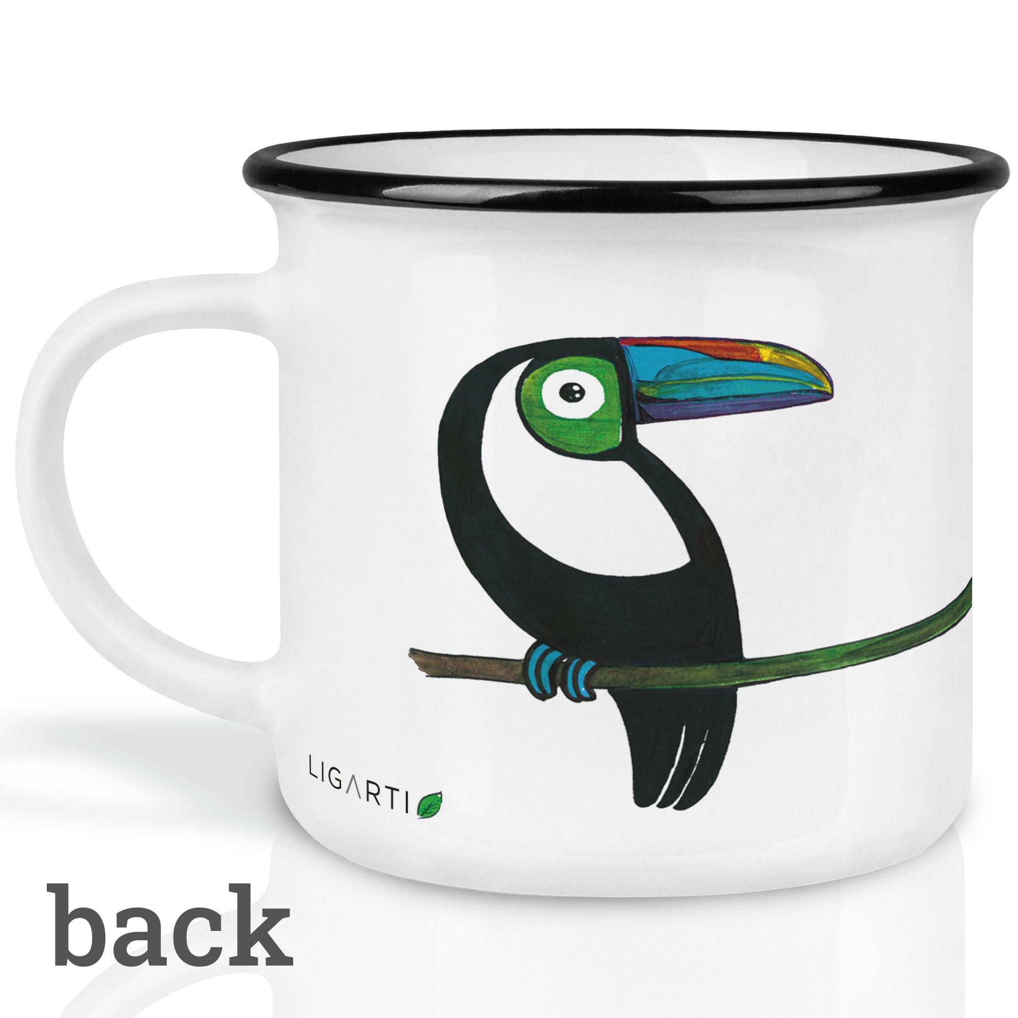 Ceramic bags - Toucan pair