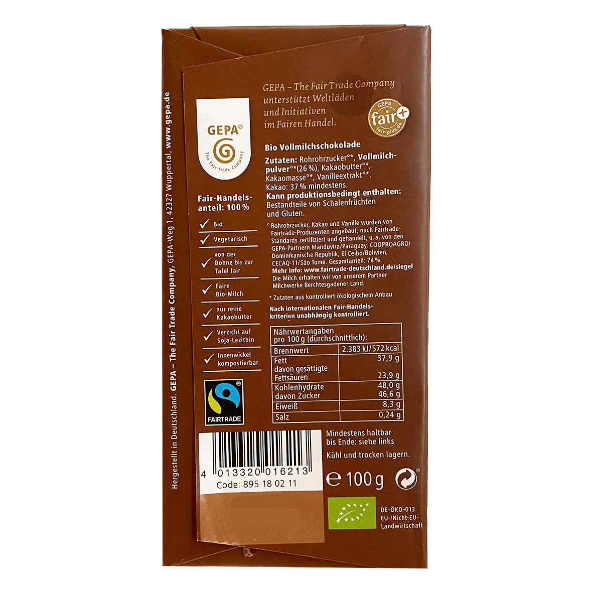 Organic whole milk 37% chocolate with Ligarti motif of your choice