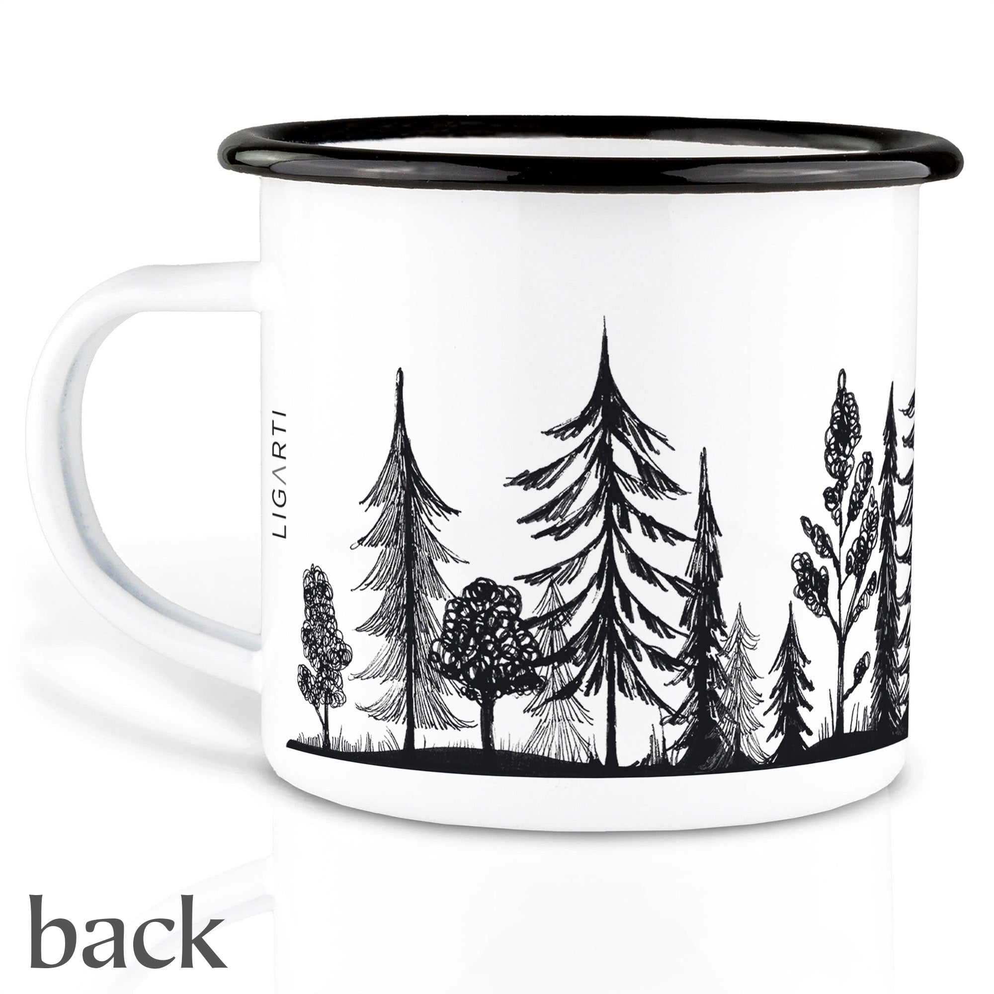 Enamel mug – Forest