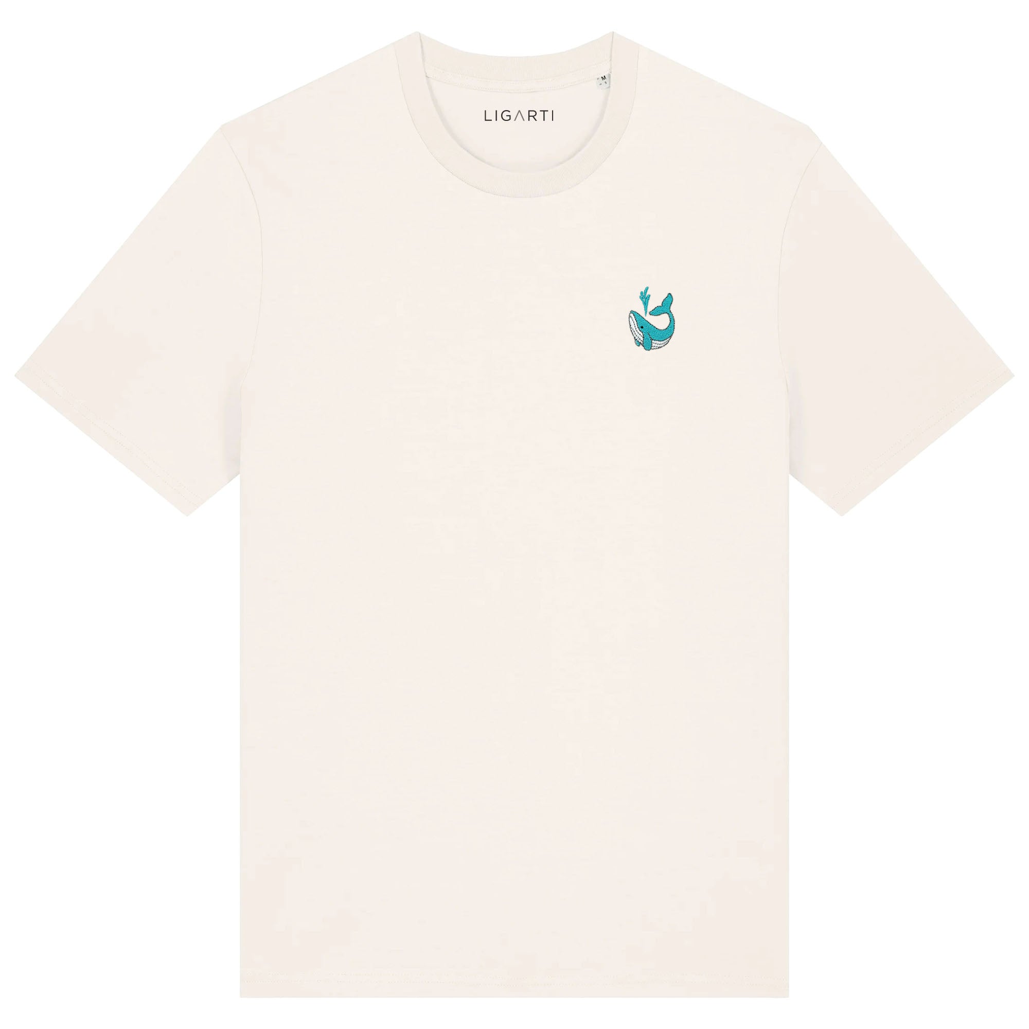Besticktes T-Shirt – Walter der Wal