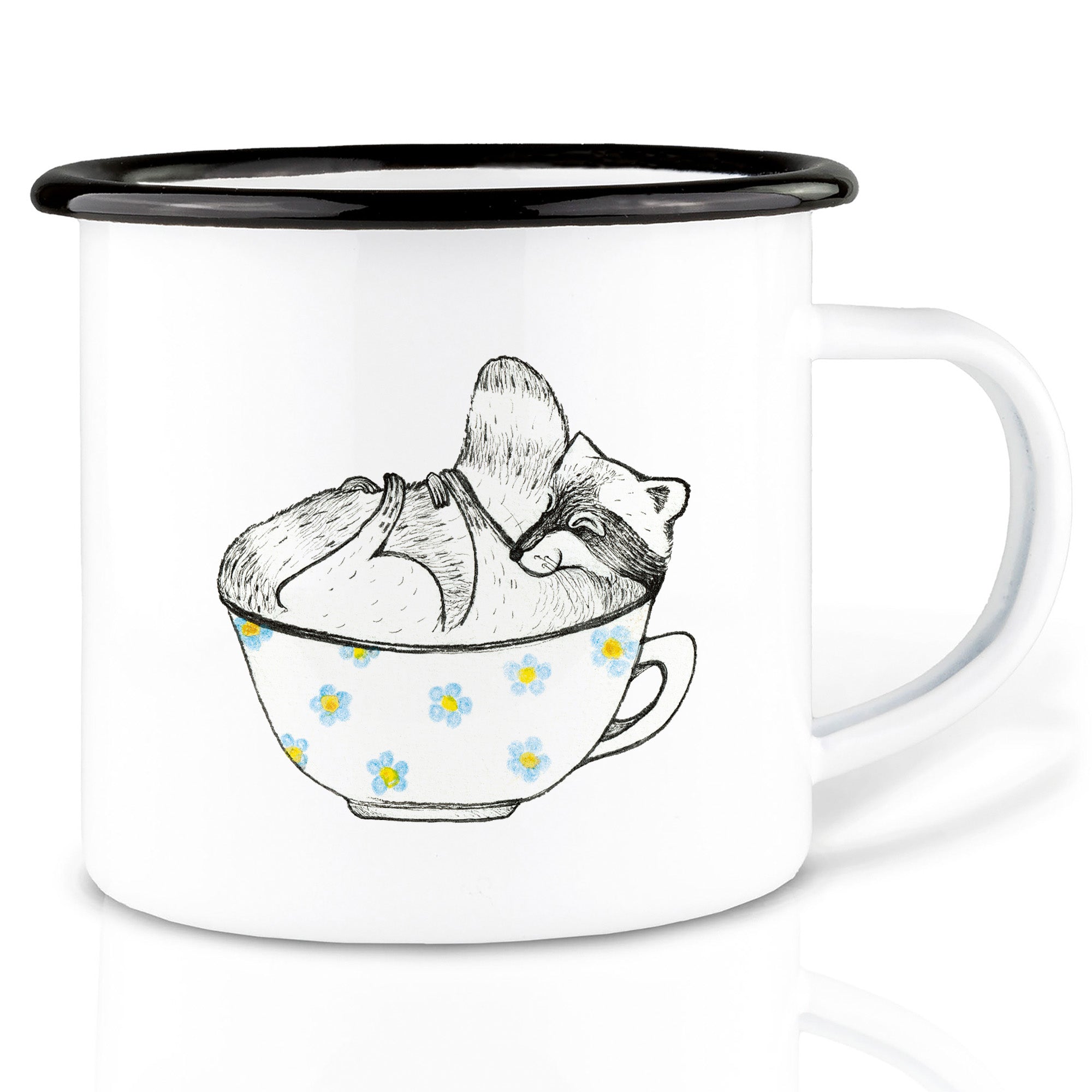 Emaille Tasse – Wildbärentee