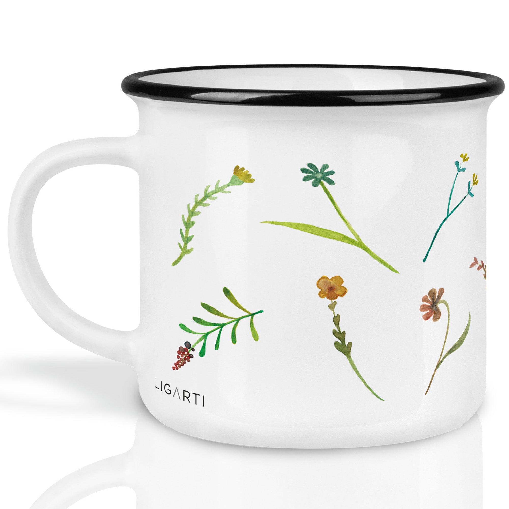 Keramiktasse – Wildblumendurcheinander
