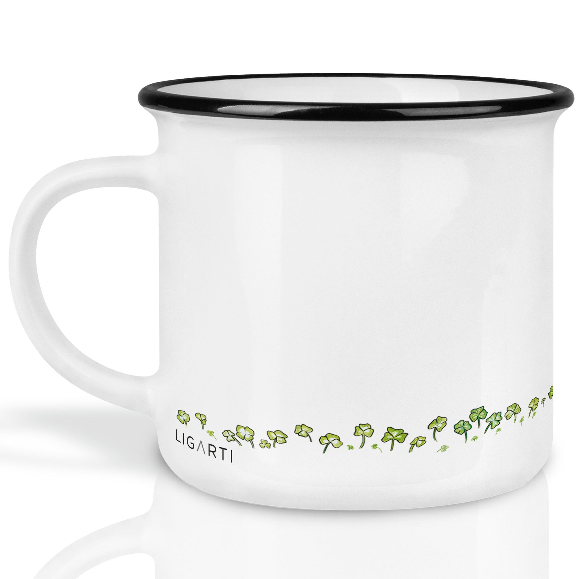 Ceramic mug – Wombats in clover