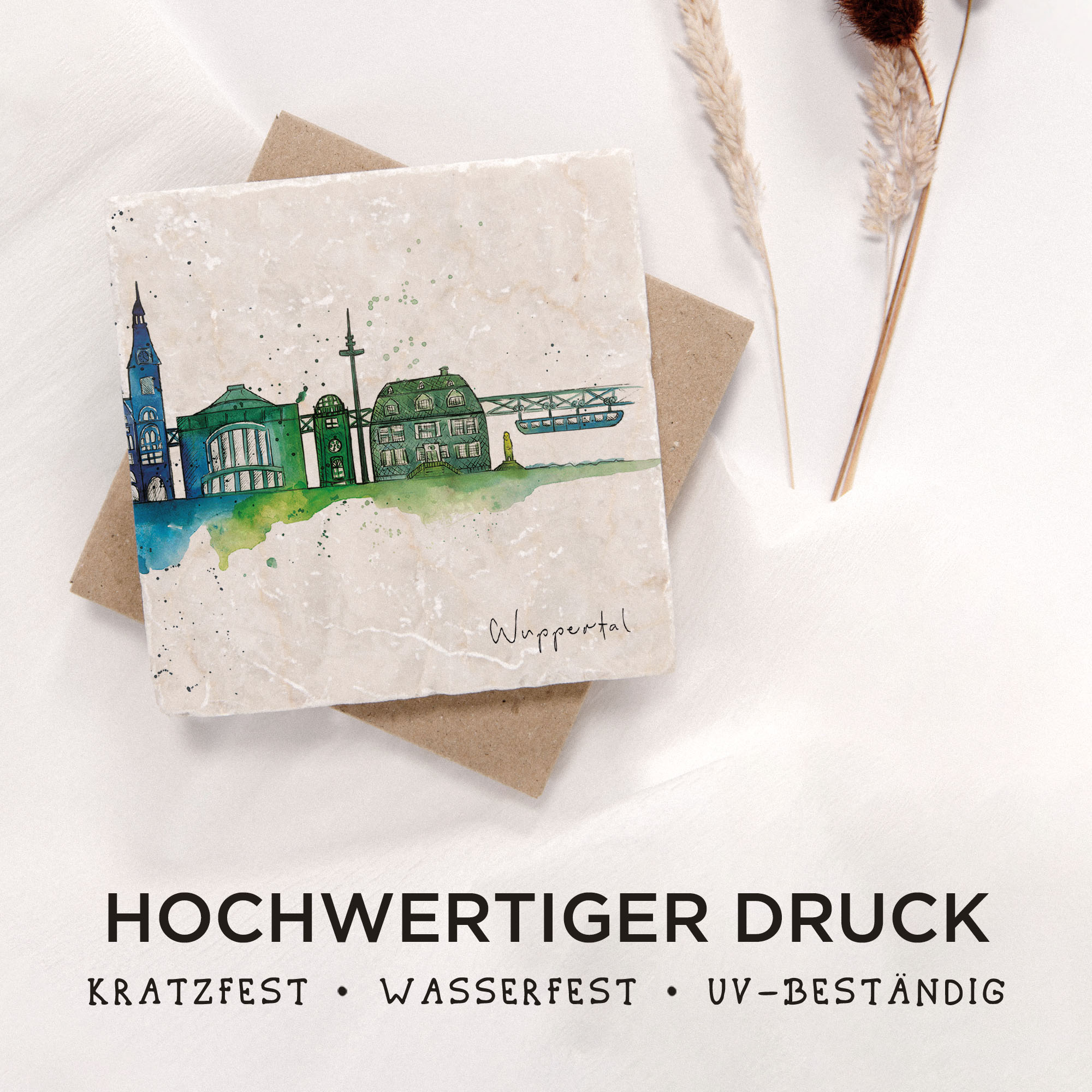 Fliesenuntersetzer – Wuppertal 2