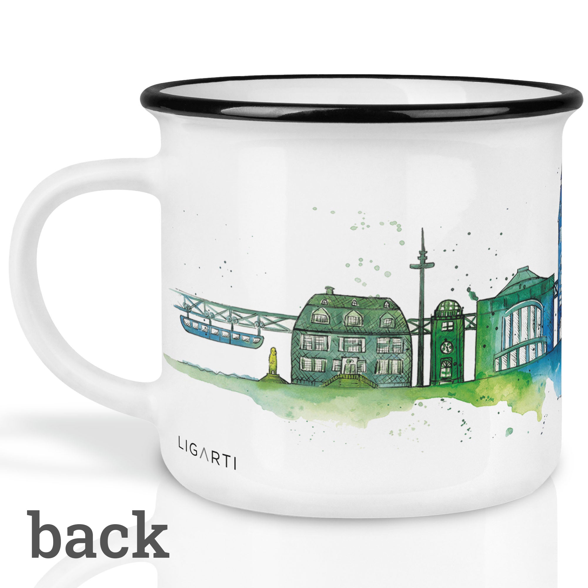 Ceramic mug - Wuppertal Lang