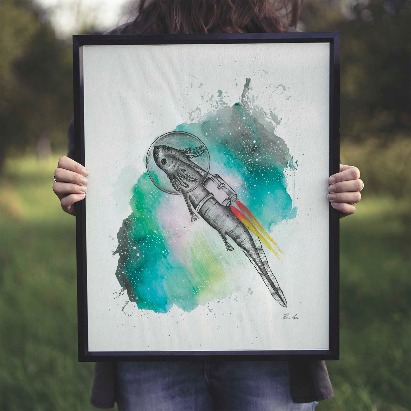 Art Print - Astrolotl