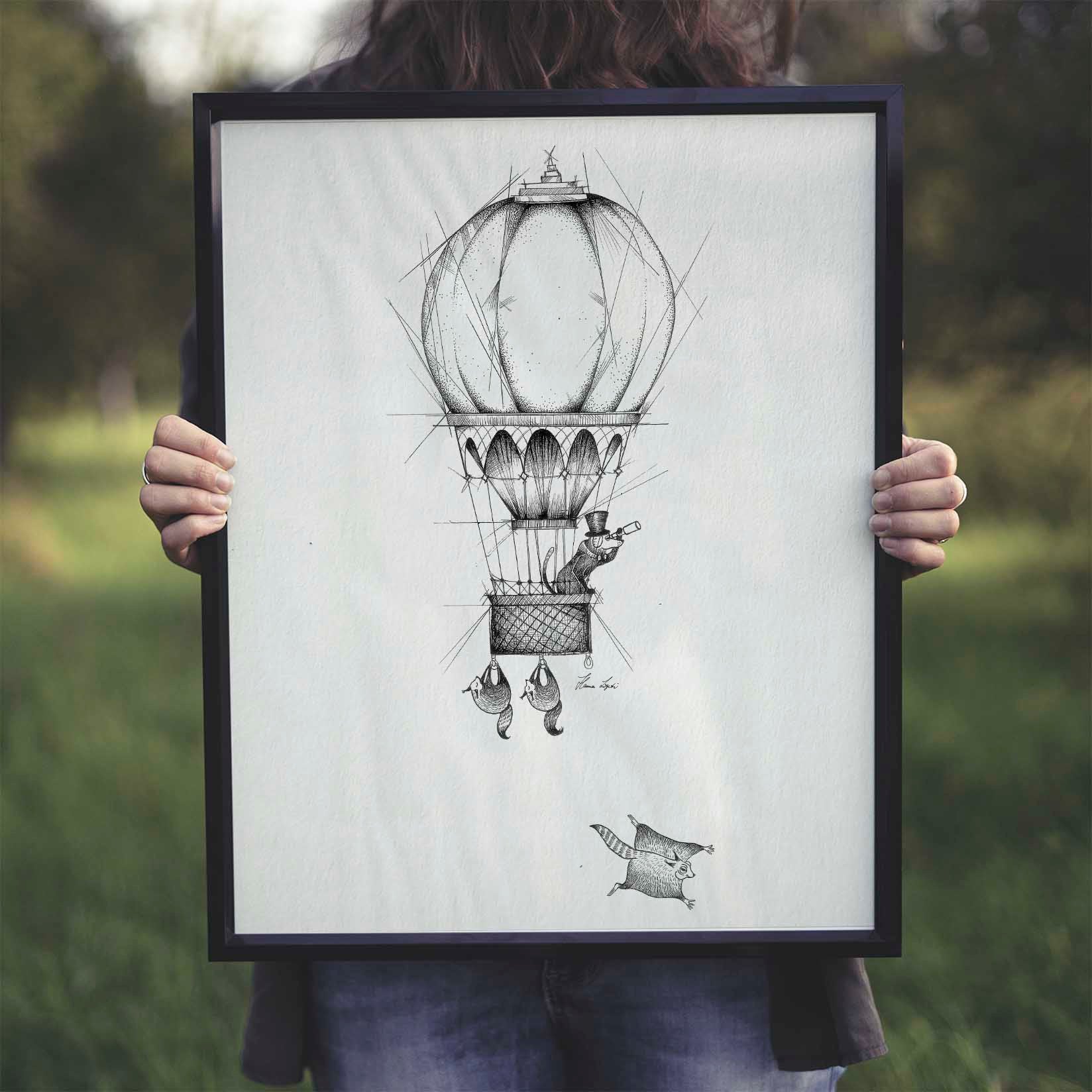 Art Print - Balloonist