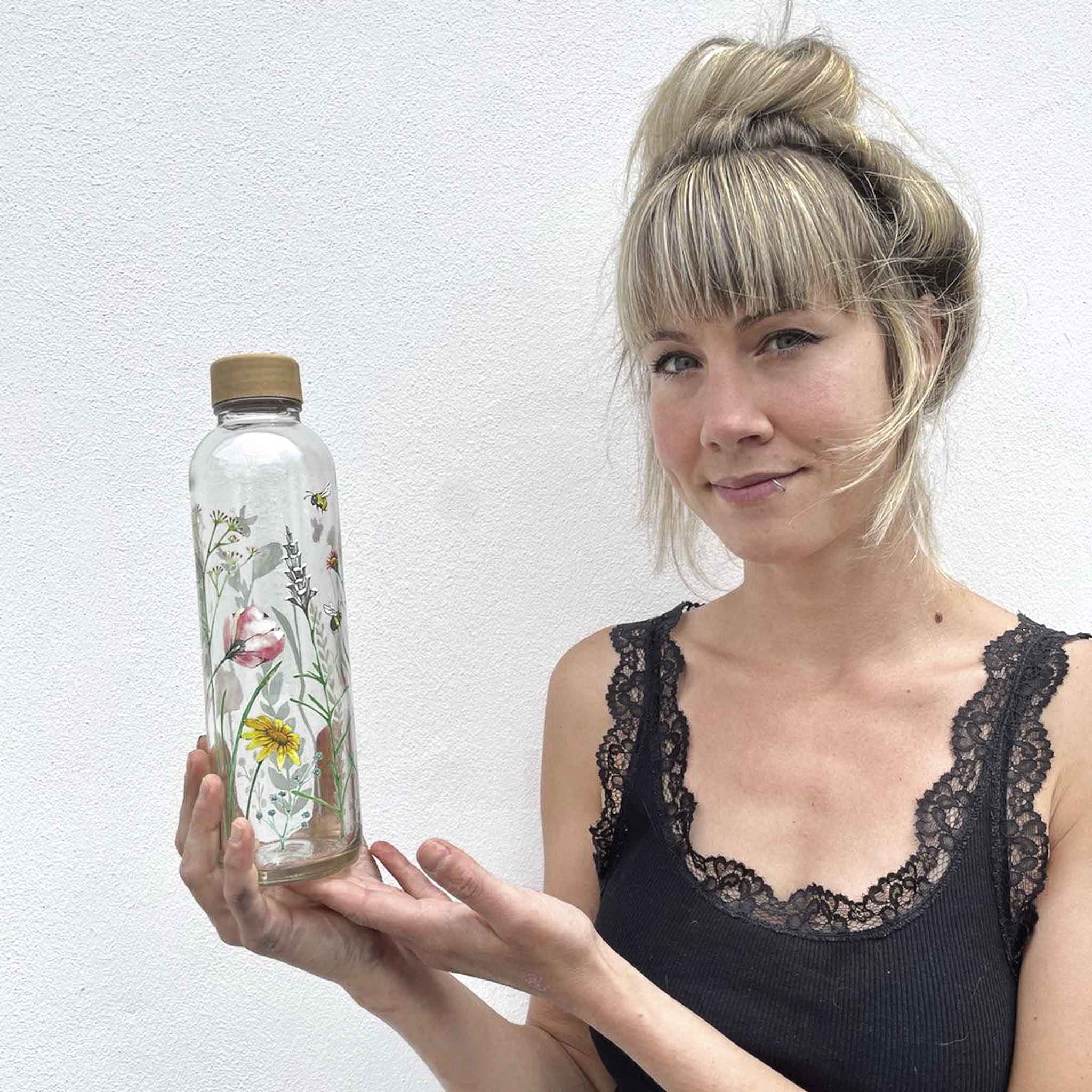 Glasflasche – Let The Bees Be