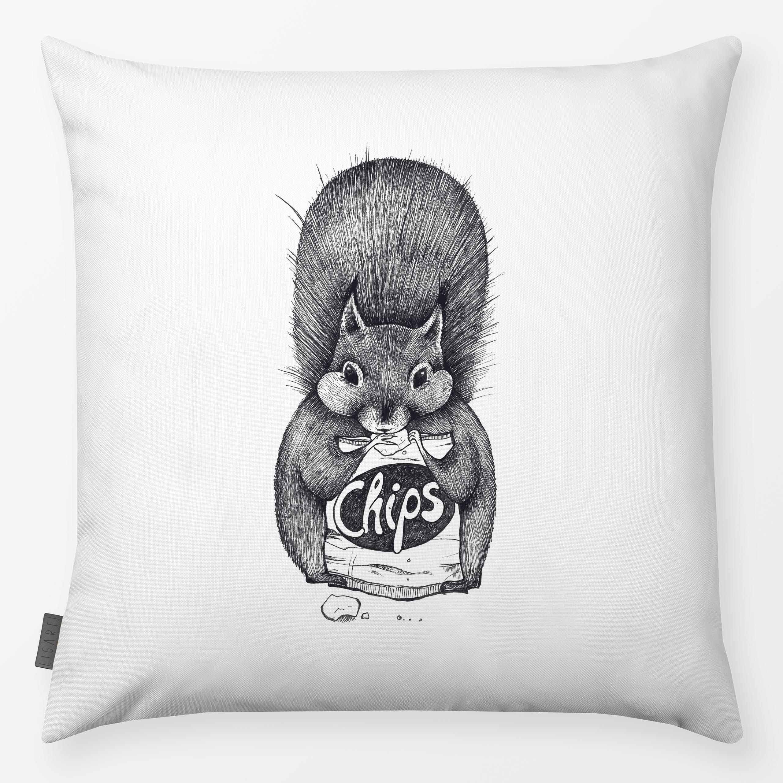 Pillow chip squirrel