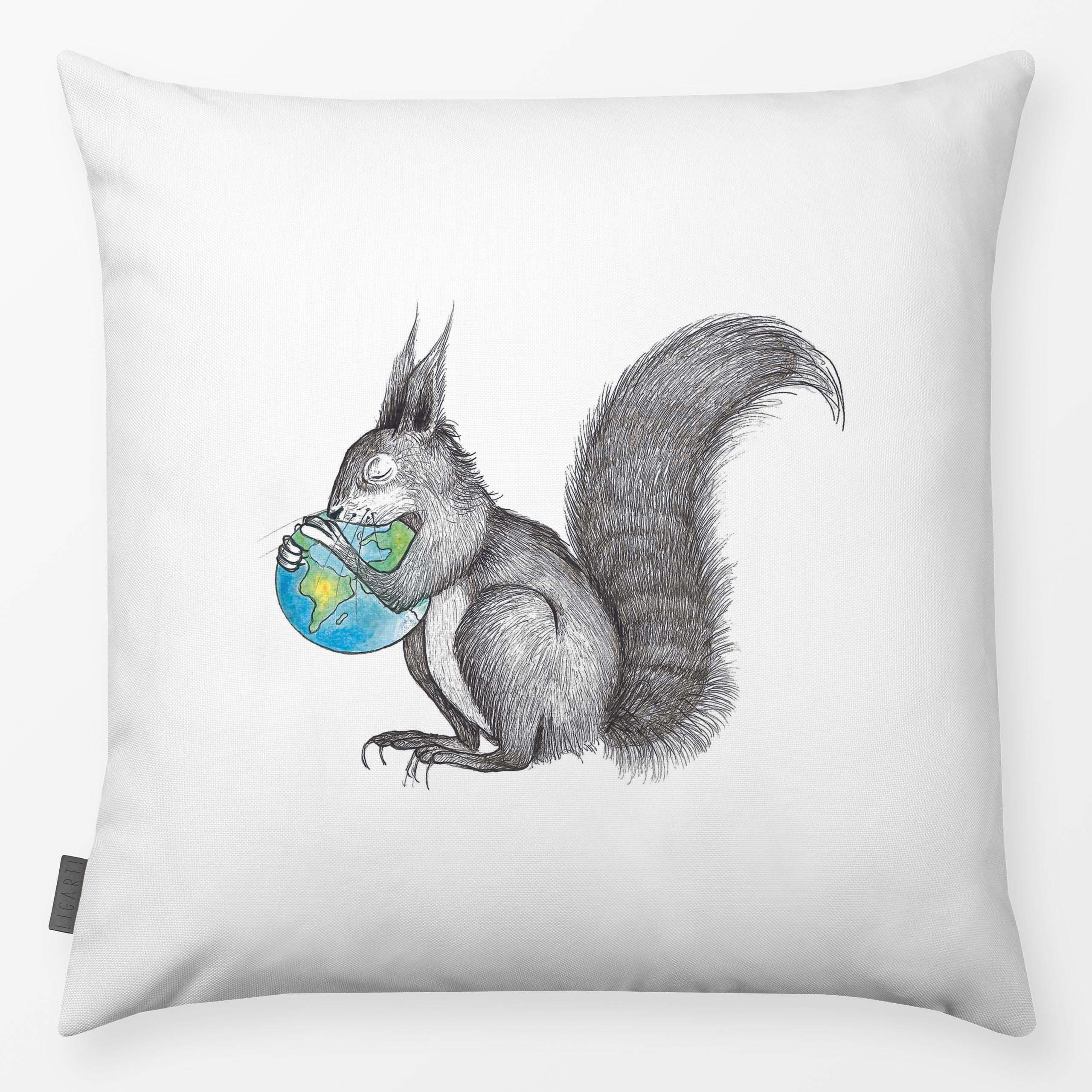 Pillow Squirrel World