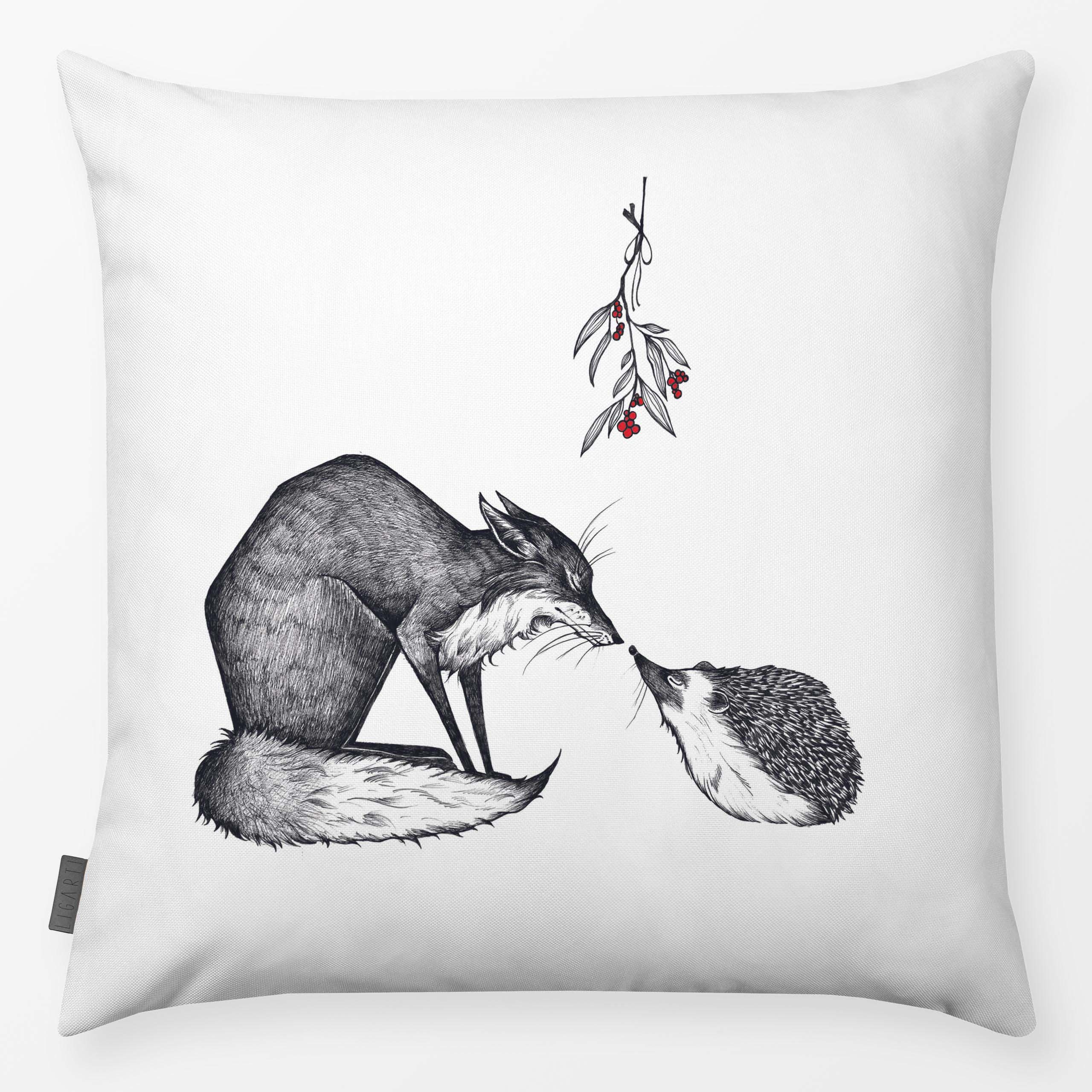 Cushion fox and hedgehog