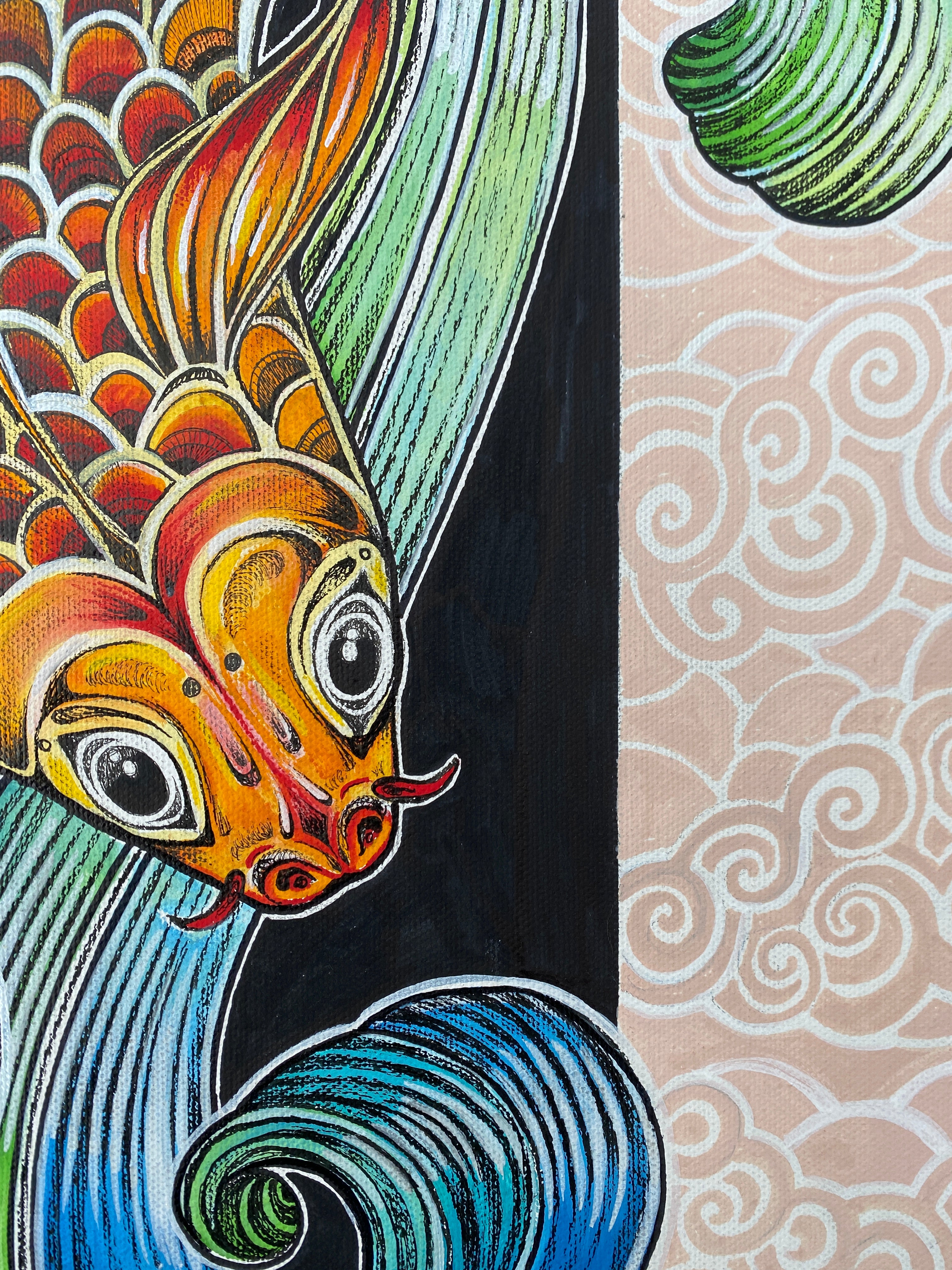 Original – Lotoskois – 70 x 50 cm