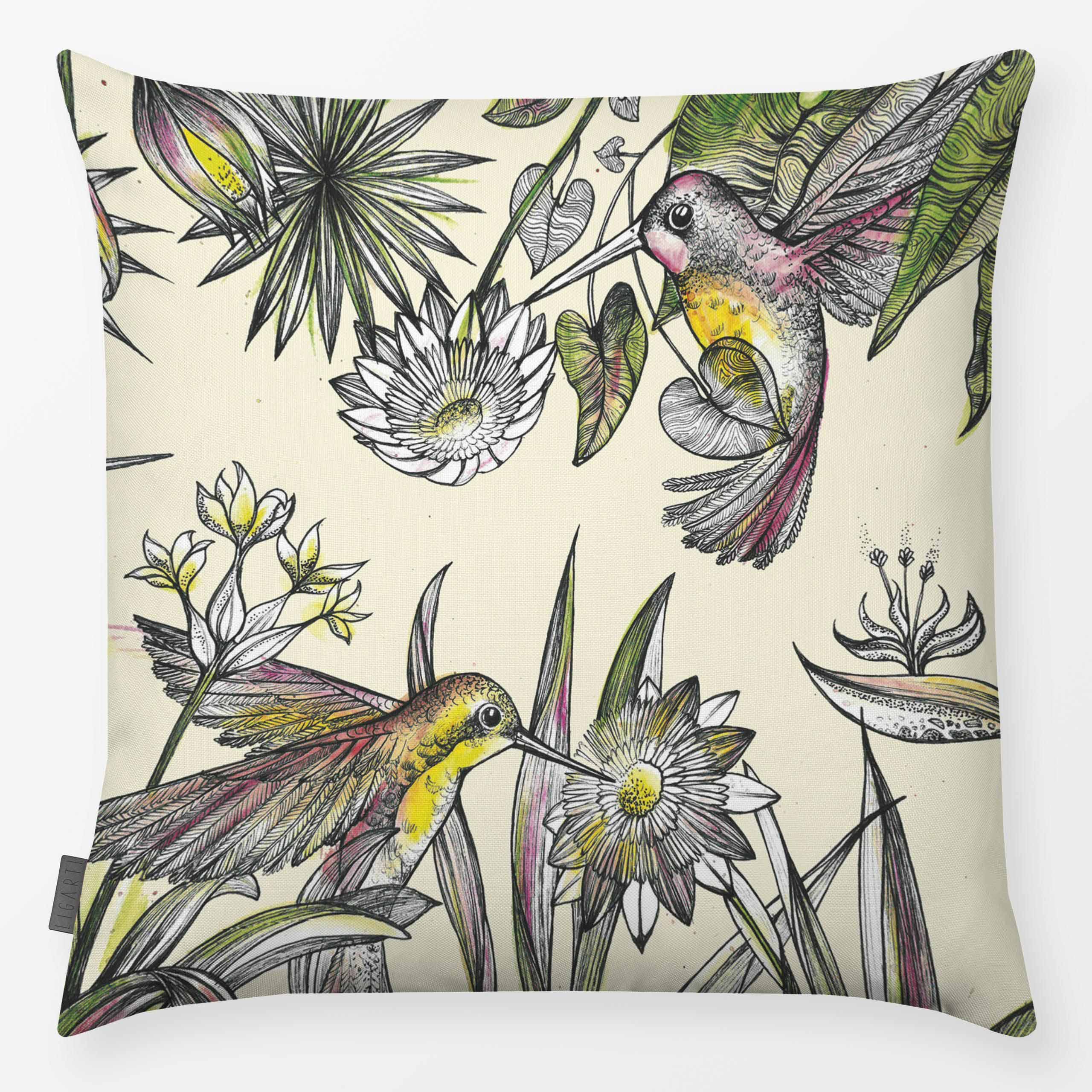 Cushion hummingbirds jungle