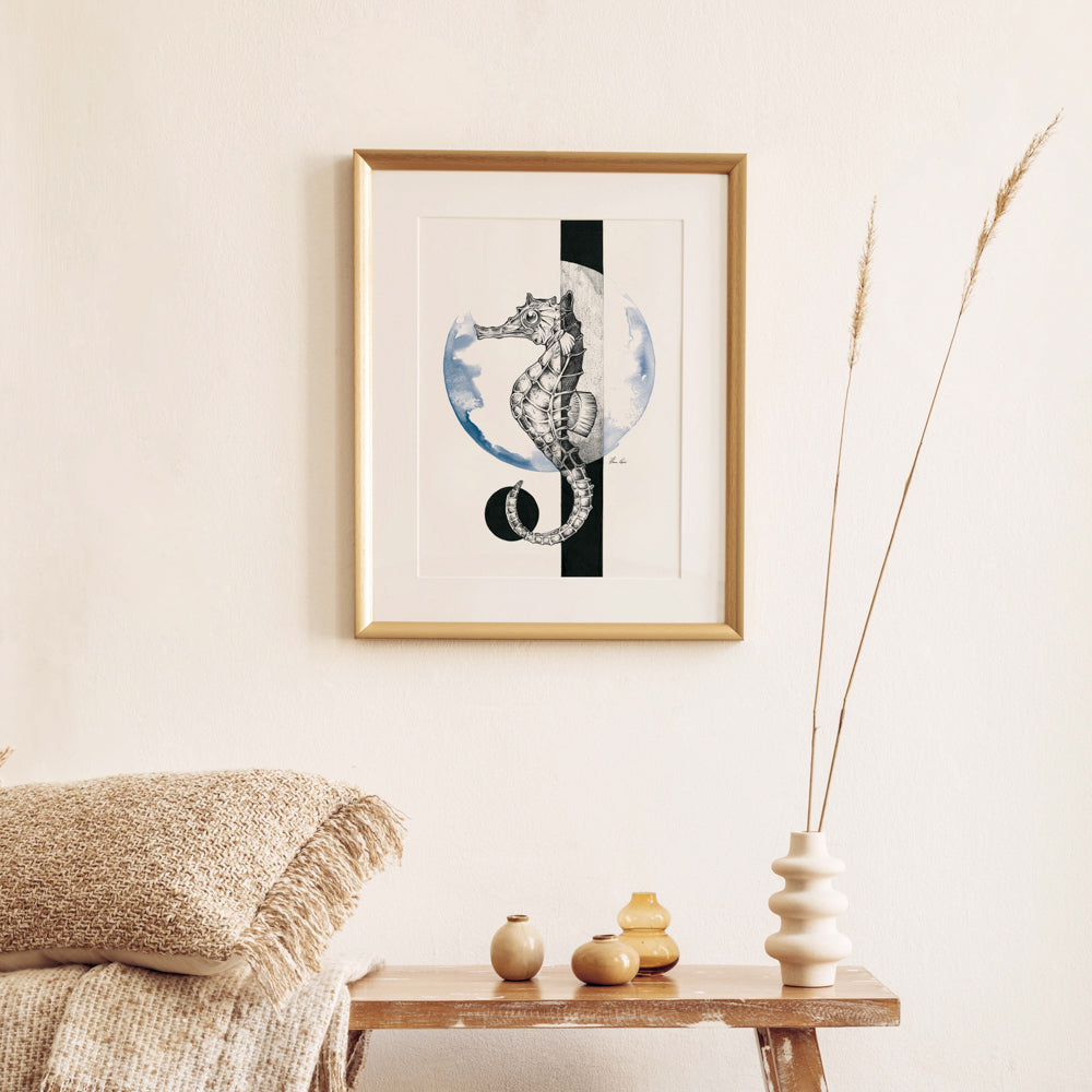 Art Print - Seahorse Circle