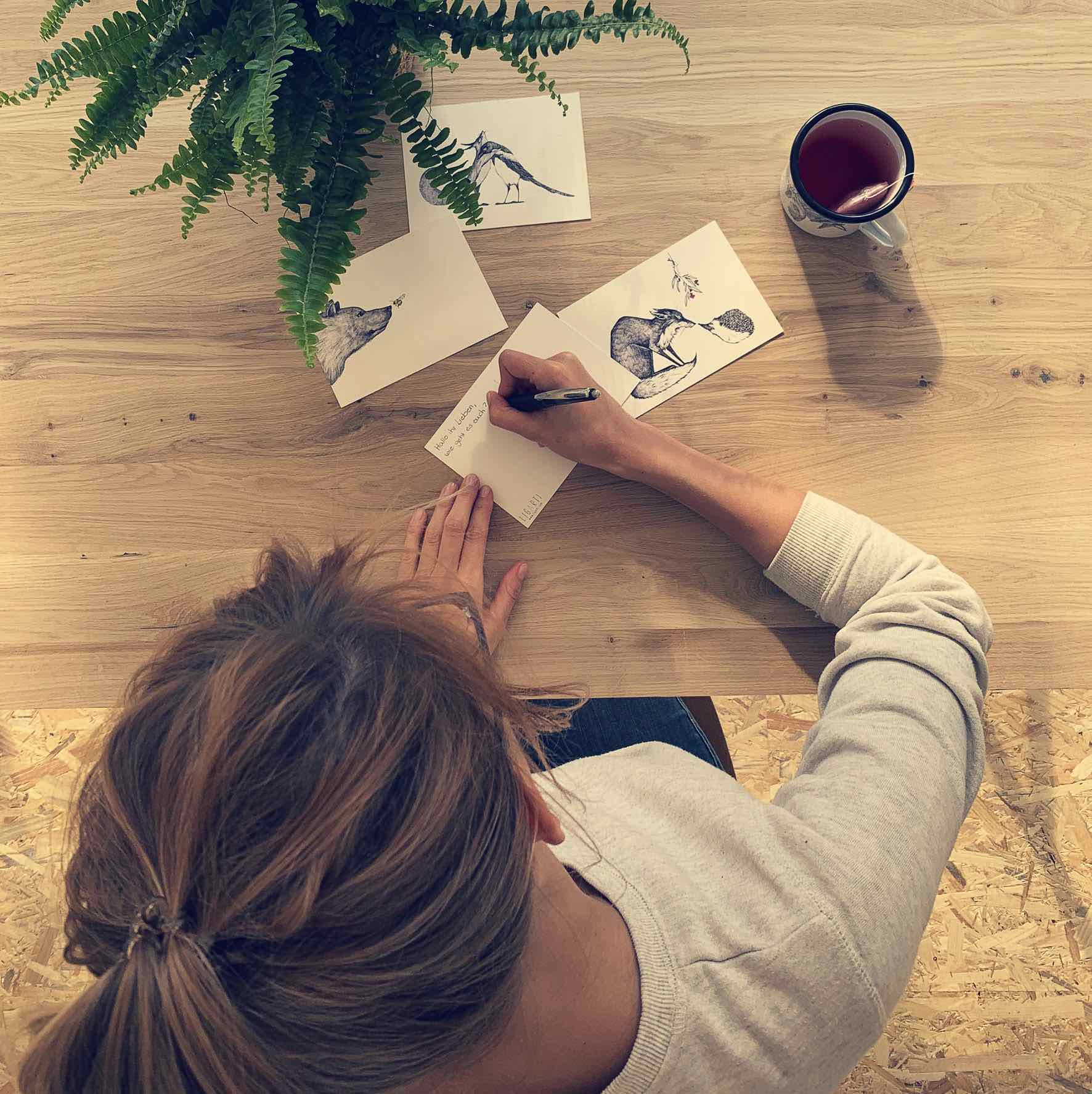 Nachhaltige Grußkarten - Ligarti Postkarten