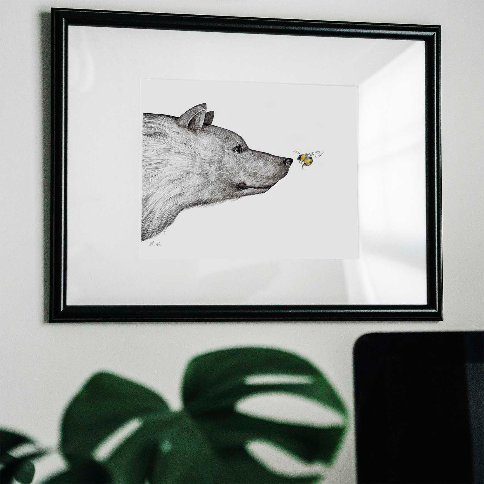 Kunstdruck - Die Begegnung