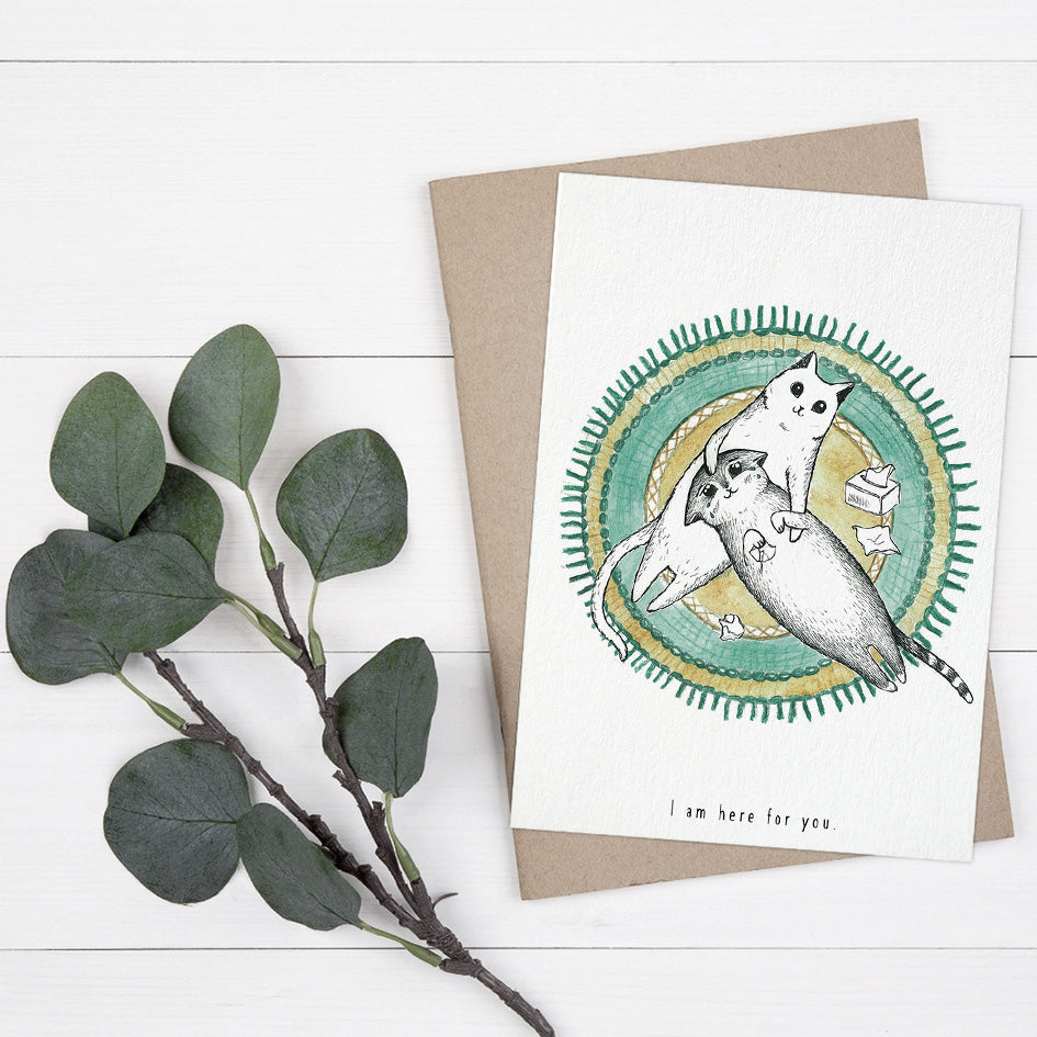 Postkarte – Here for you