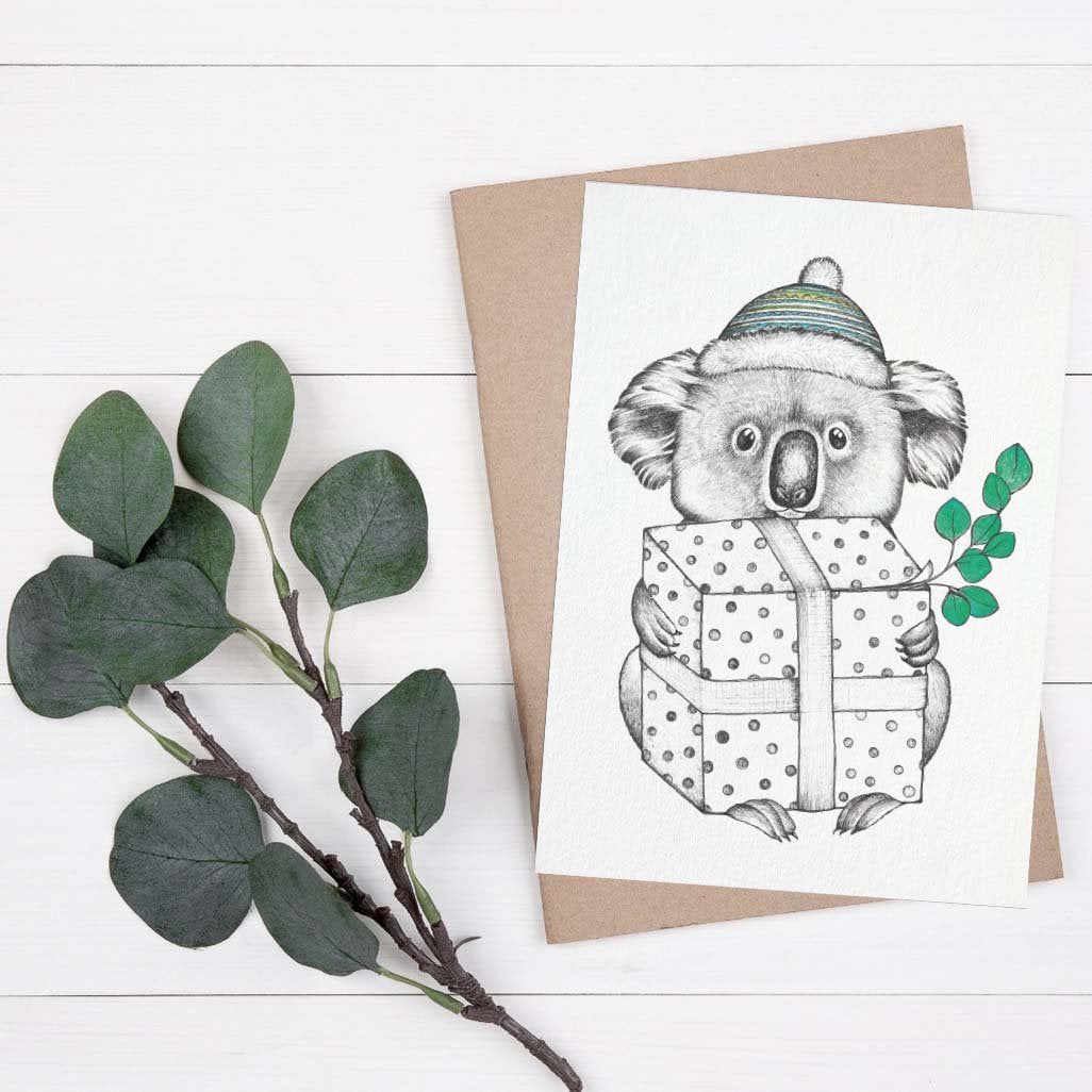 Grußkarte Koala - Geburtstag