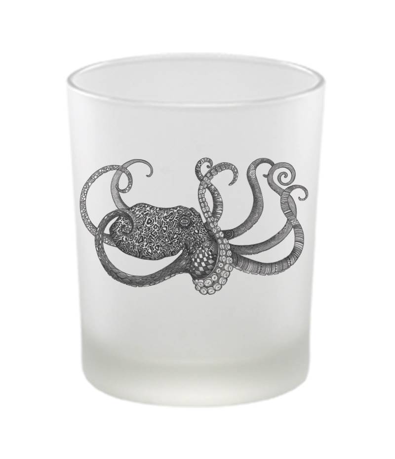 Windlicht Teelicht Tintenfisch