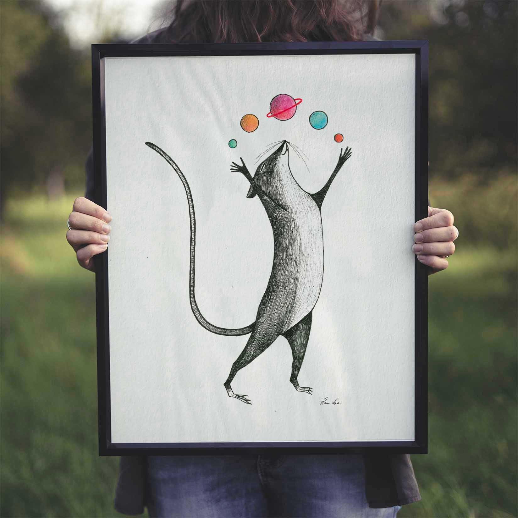 Art Print - Planet Mouse