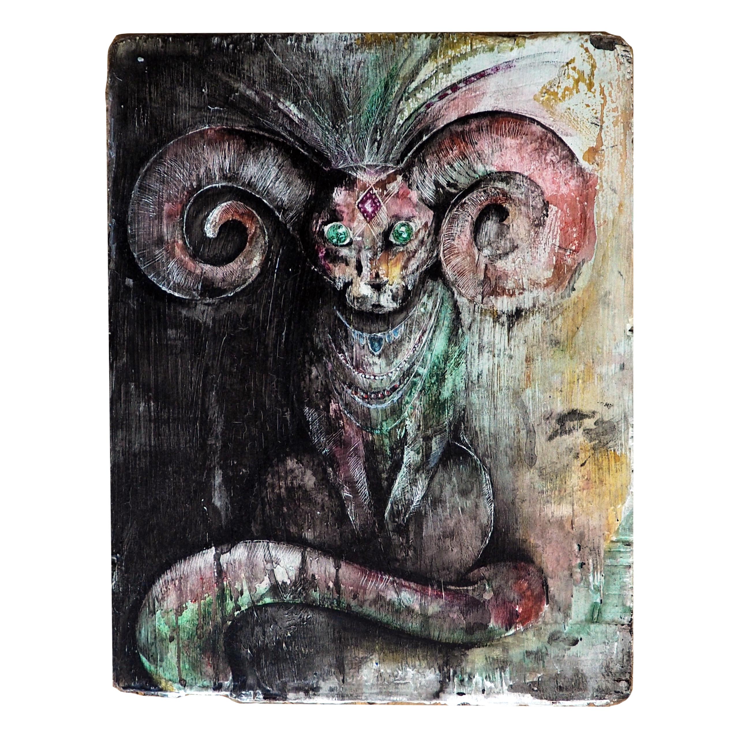 Gemälde Katze - Hanna Ligeti