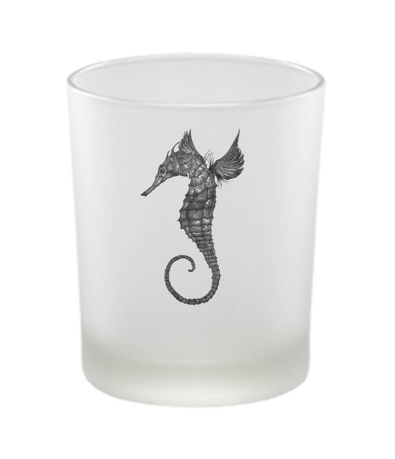 Windlicht Teelicht Seepferdchen