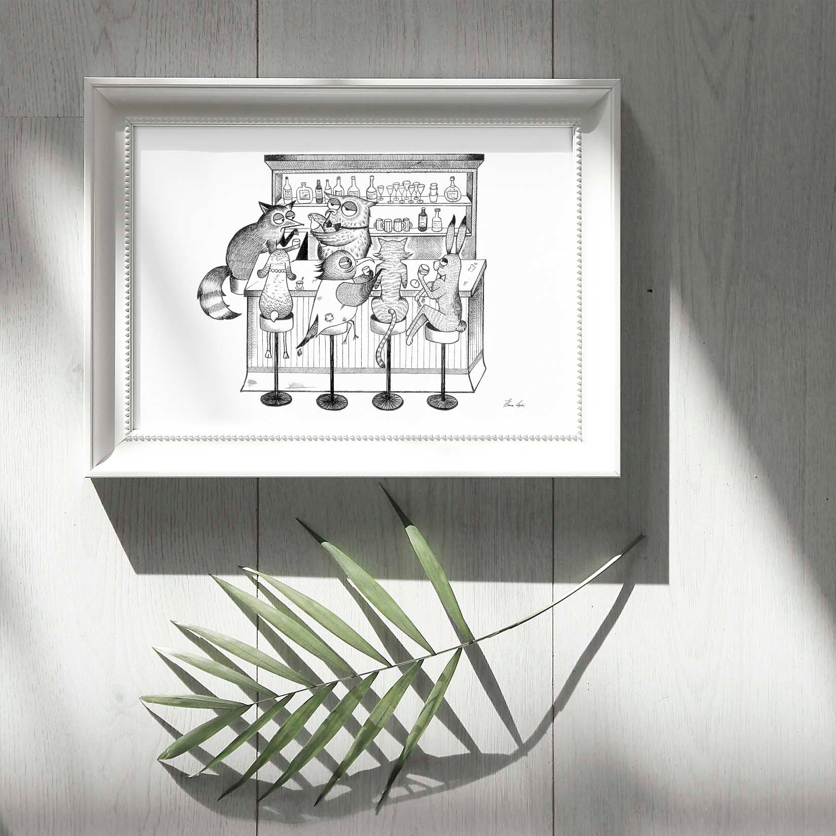 Art Print - Animal Bar